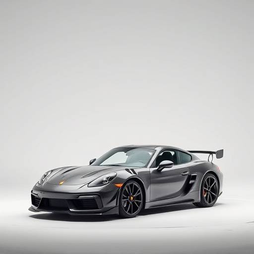 Dynamic commercial showcasing a high-performance sports car with professional studio lighting and a sleek, minimalist backdrop in Studio C.