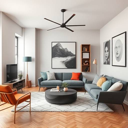 Modern interior design photography showcasing furniture and decor in Studio B's raw, urban-inspired setting.