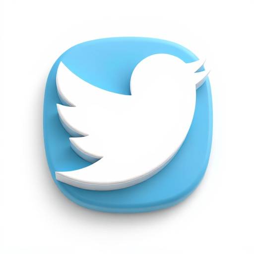 Twitter logo icon